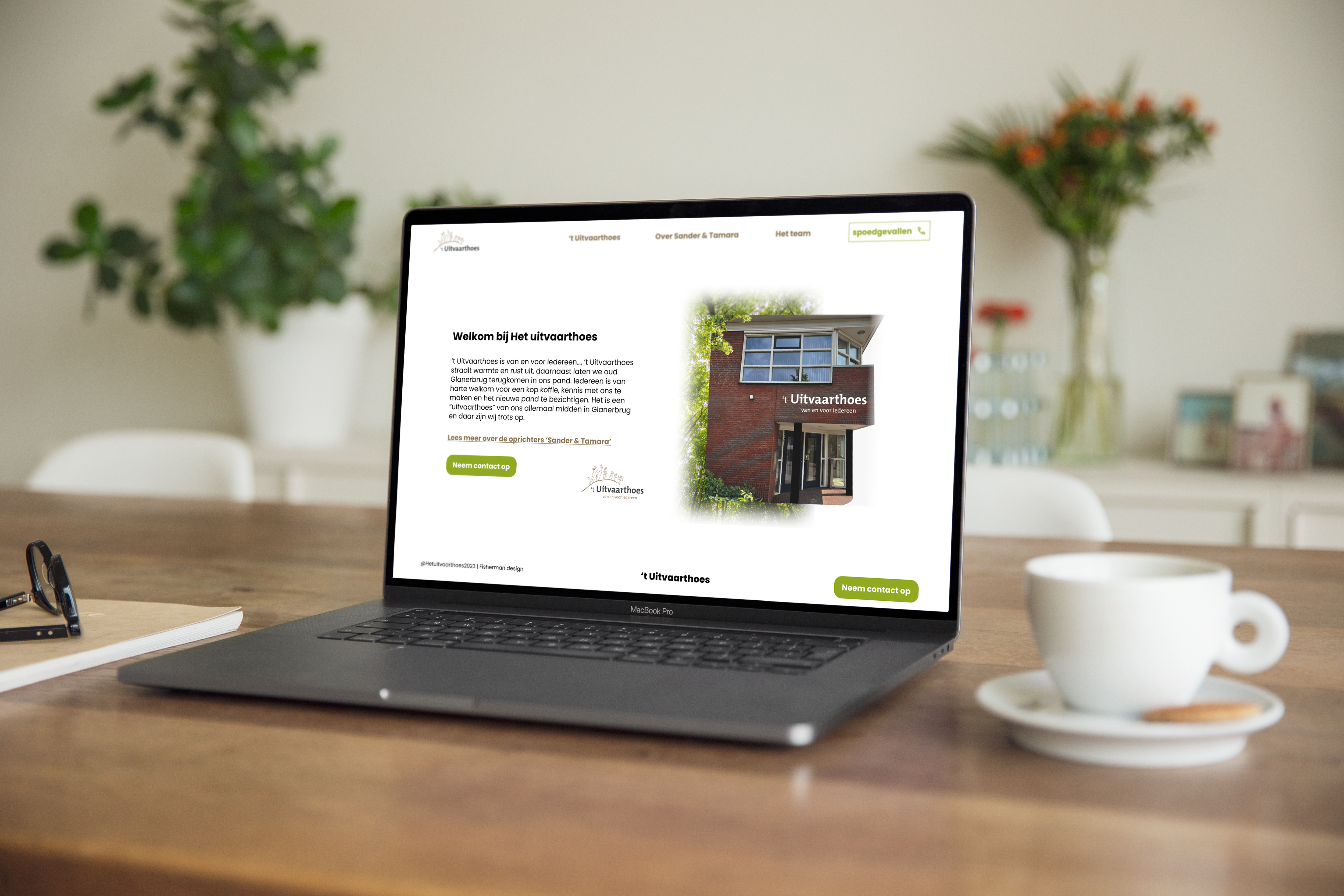 Case 't Uitvaarthoes - Website laten maken Fisherman Webdesign