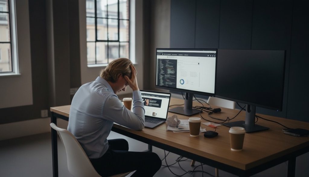 Nieuwe website laten maken | gefrustreerd